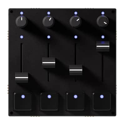 Intech Studio GRID3 PBF4 4-Button + Pot + Fader MIDI Controller image 1