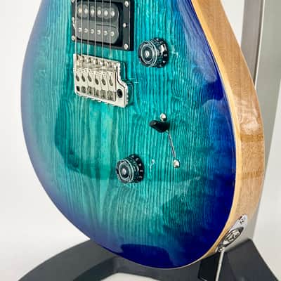 PRS Paul Reed Smith PRS SE Custom 24 Ltd Ed Exotic Burled Ash - Lake Blue Serial#:CTIG101494 image 4