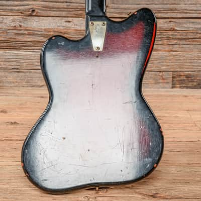 Silvertone Coral Bass Sunburst 1960s image 9