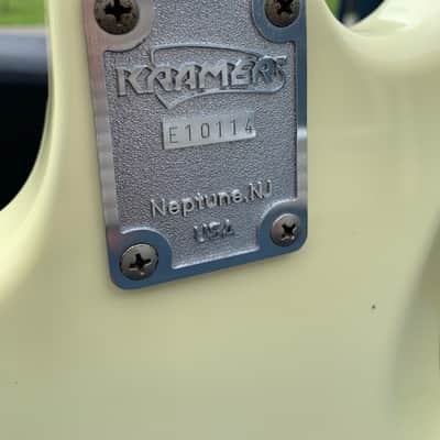 Kramer American Pacer Imperial 1986 Cream White Signed by Ritchie Sambora image 6