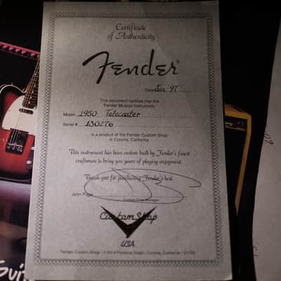 Immagine Fender Custom Shop 50s Tele 1996 - 10