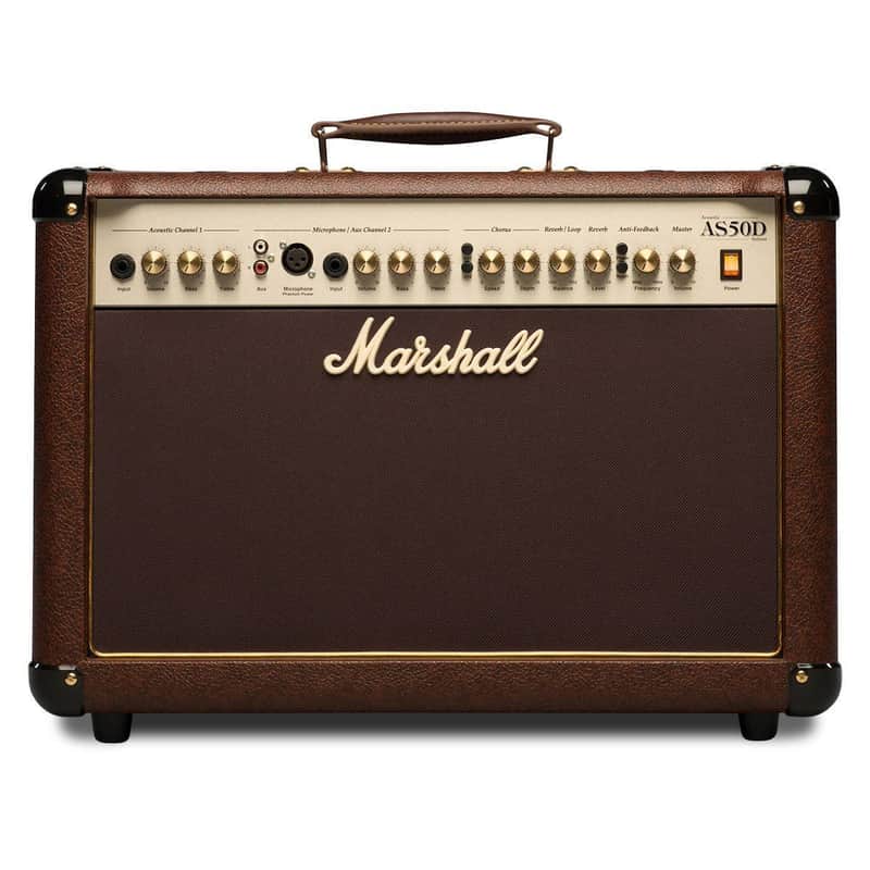 Marshall AS50D 50W 2x8" Acoustic Soloist Combo with Digital Chorus & Reverb image 1