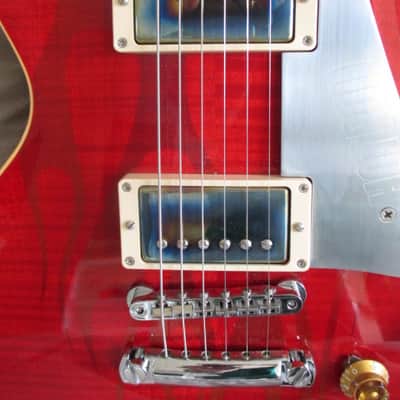 Gibson Les Paul Hot Rod 58 USA LTD 2008 Cherry Red with Translucent Ghost Flames image 3