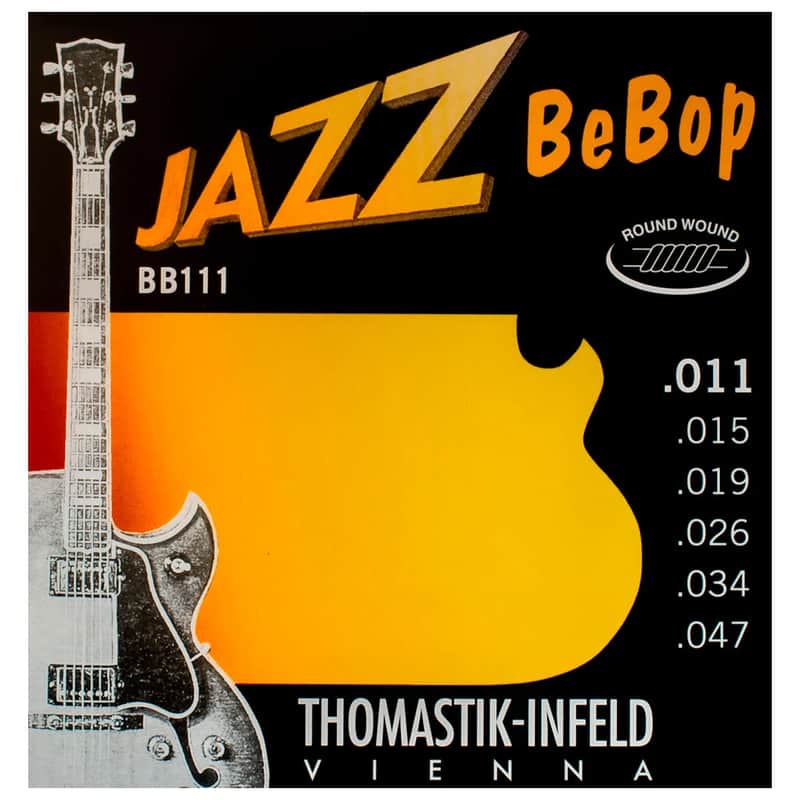 Thomastik-Infeld BB111 Jazz Bebop Round Wound Jazz Guitar Strings Extra Light (.011-.047) image 1