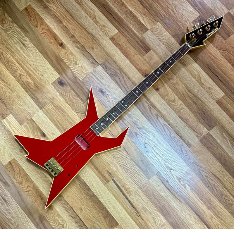 Dusty Hill of ZZ Top Owned Custom Hamiltone Civil Defense Bass Guitar imagen 1