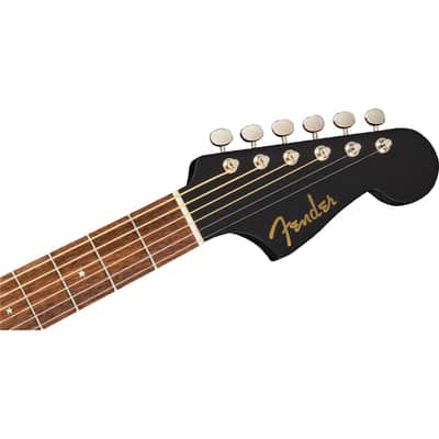 Fender Joe Strummer Campfire Electric Guitar, Walnut Fingerboard, Matte Black image 13