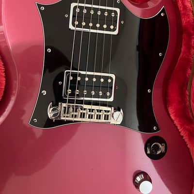 Rare Gibson SG Goddess 2006 - Unique Custom Dark Pink Refinish - Ebony Board image 13