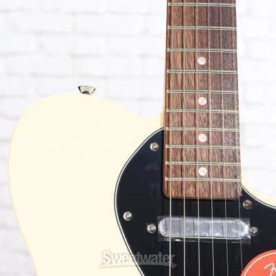 Squier Affinity Series Telecaster Thinline Electric Guitar - Olympic White with Laurel Fingerboard (TeleTLAFOWd6) image 5
