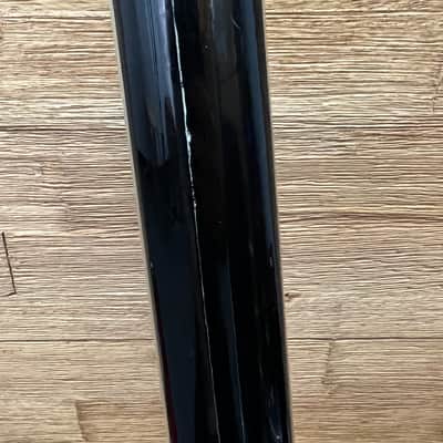 Hondo Alien Headless 4- string bass 1980's -Duke Copy  Black 30.5" scale  w/OHSC image 12
