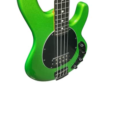 Ernie Ball Music Man StingRay 4 Special Kiwi Green/Ebony 9 LBS *IN STOCK* image 5