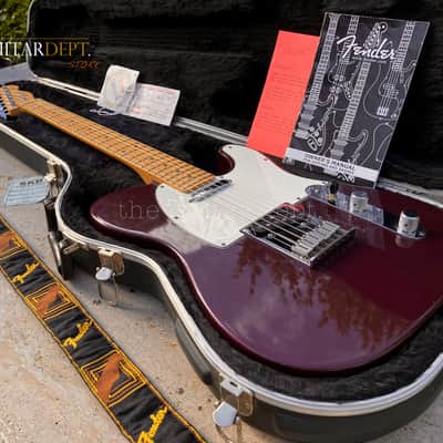♚SUPERB♚RARE♚Vintage 1999 Fender AMERICAN STANDARD TELECASTER USA♚MIDNIGHT WINE♚ image 2