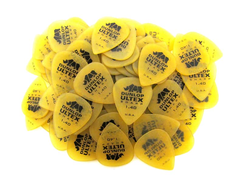 Dunlop 433R140 Ultex Sharp 1.40mm Guitar Picks (72-Pack) image 2