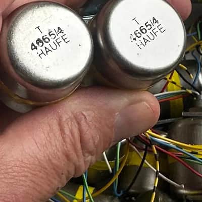 Siemens Klangfilm Haufe 1:1  Vintage Line Transformers SET Of Two image 4