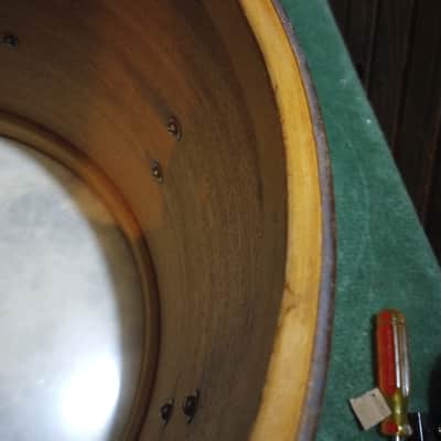 WFL/Ludwig 15"(diameter)x12"(depth) Floor Tom 1950's/60's - Red Paint image 13