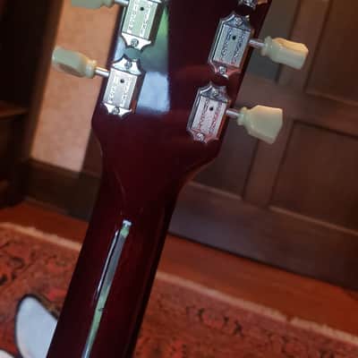 1994 Ebony Board Gibson Les Paul Studio Wine Red, Gibson Case 9.0 lbs Non-Chambered image 11