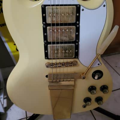 Edwards E-SG 60's SG Custom 2004 - Cream/white image 3