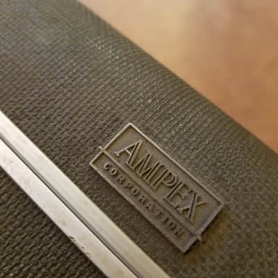 Ampex USA made Empty Suitcase Cabinet Gig Box Project 1960s image 10