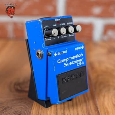 Boss CS-3 Compression Sustainer (Black Label) 1986 Blue image 3