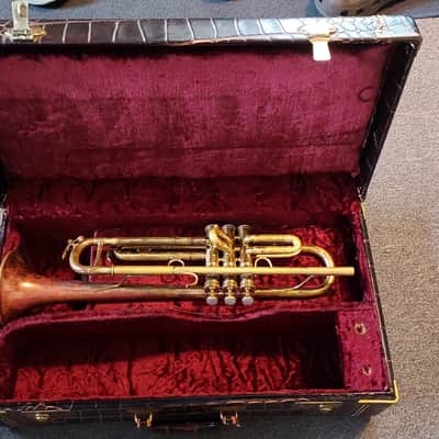 Post-War Besson Brevete Bb Trumpet With Case image 9
