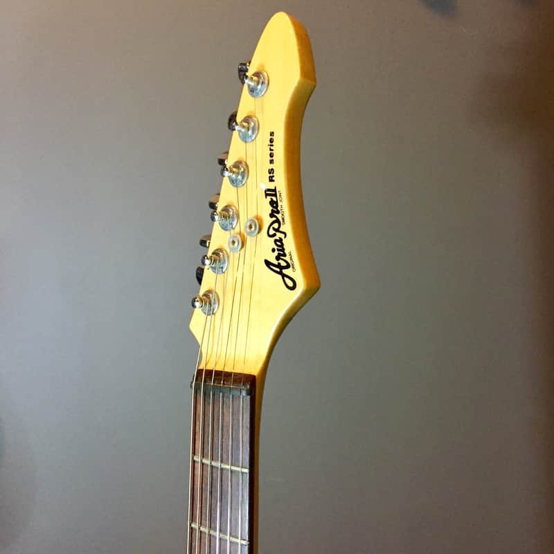 Aria Pro II RS Series Strat 80's Black | Reverb