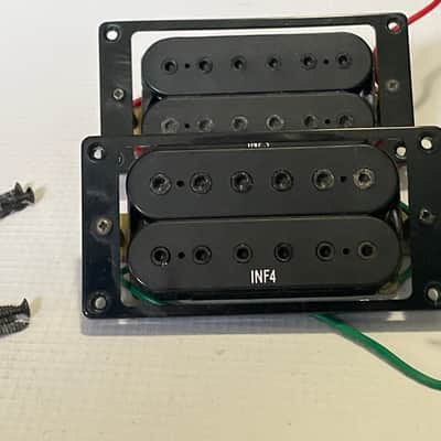 2000's Indonesian Ibanez RG120 Series Guitar Infinity 3 & 4 Neck & Bridge Humbucker Pickup Set image 2