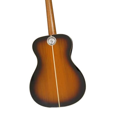 Journey Instruments FR300BE First Class OM Resonator Body Solid African Mahogany Neck 6-String Acoustic-Electric Collapsible Travel Guitar w/Gig Bag image 4