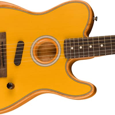 Fender Acoustasonic Player Telecaster Acoustic Electric, Butterscotch Blonde image 3