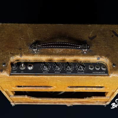 ALL ORIGINALl! 1958 Fender Vibrolux Tweed image 7