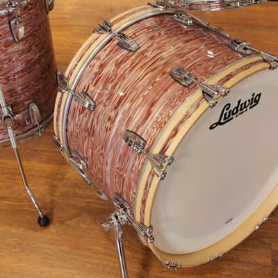 Ludwig LTD Classic Maple FAB 22 Pink Oyster image 5