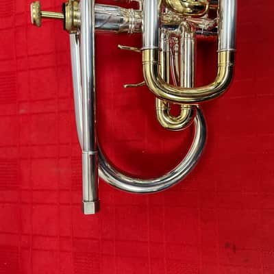 Used RS Berkeley Silver Bb Cornet with Original Case & Mouthpiece image 3