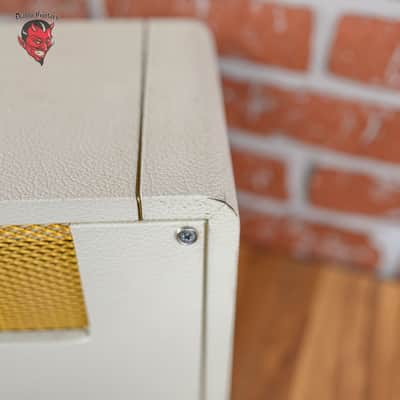 Marshall 1959SLP 35th Anniversary MK II Reissue 2-Channel 100-Watt Guitar Amp Head 1997 White w/ Matching 1960AX 4x12 Cabinet image 14