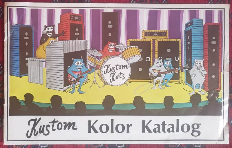 Kustom "Kustom Kats" Amp and Guitar Catalog 1969 image 1