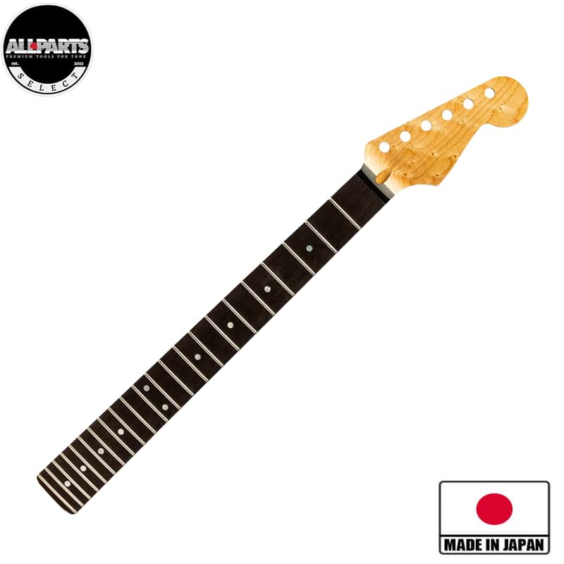 Allparts Select Birds Eye Maple w/ Ebony Board "ULTRA-MOD" Replacement Neck for Strat - Licensed by Fender