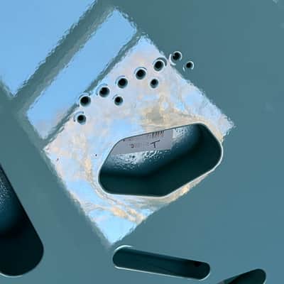 2021 Fender American 60s Telecaster guitar body Daphne Blue image 3