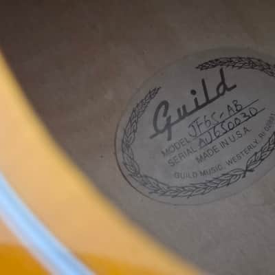 1999 Guild USA JF65-AB Jumbo Acoustic Guitar - Antique Burst Finish + Original Hard Case image 9