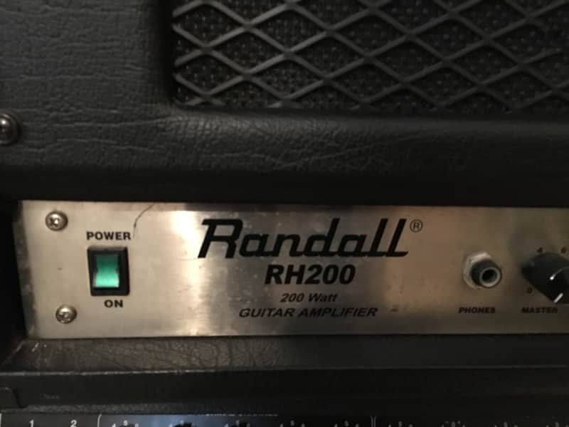 Randall Rh200 guitar amp head 200 watt. image 1