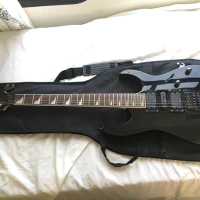 Ibanez RG370DX Electric Guitar Black Tremolo w/ Gig Bag NICE image 2