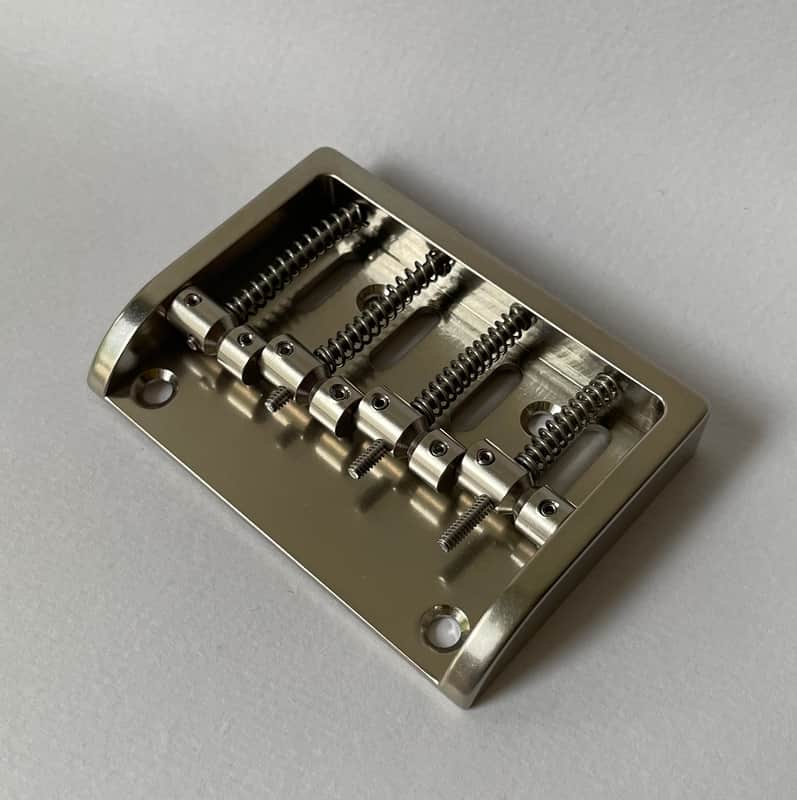 Gibson Grabber & G3 Style Replacement Bridge - Vintage Nickel Finish image 1