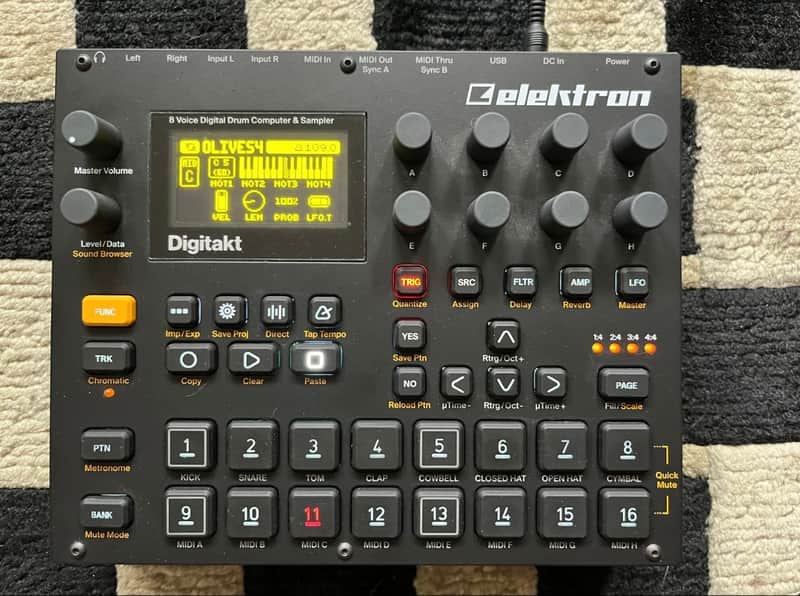 Elektron Digitakt 2017 - 2024 - Black image 1