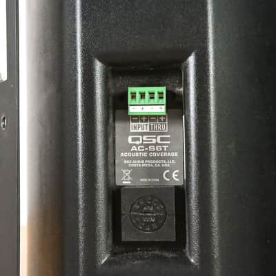 QSC AcousticCoverage AC-S6T 6.5" 2-Way Surface Mount Speaker (PAIR) CG0105M image 8