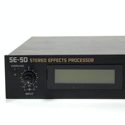 Boss SE-50 Stereo Effects Processor 1990 - 1996 - Black TGHM image 2