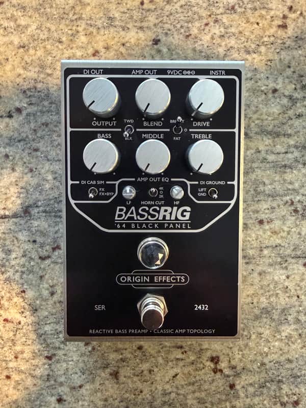 Origin Effects BASSRIG '64 Black Panel