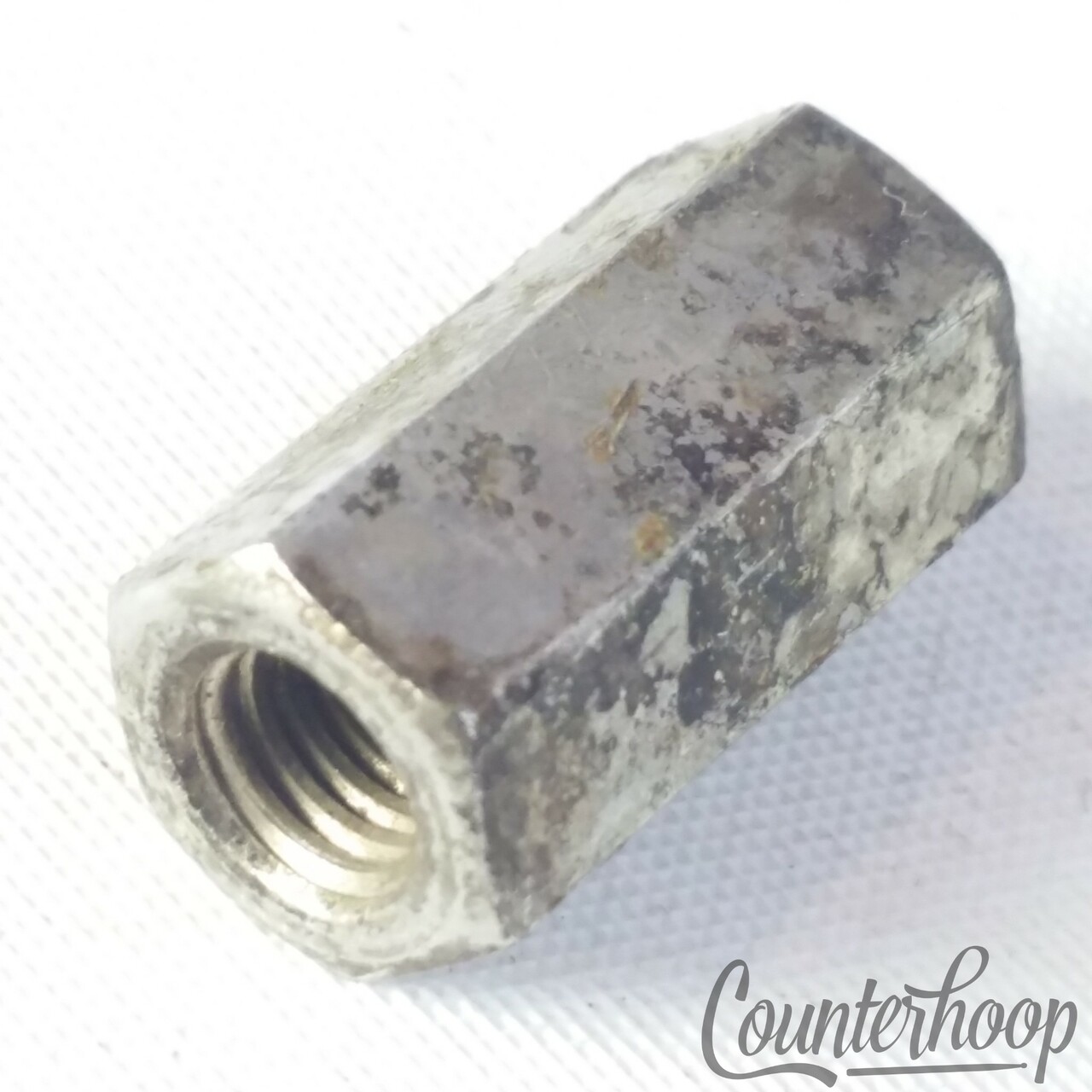 Ludwig Chrome Double Threaded Hex Nut Hi Hat Stand Pull-Rod Linkage Vintage 60s — main photograph