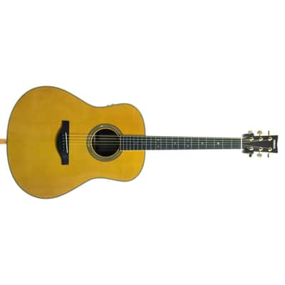 Yamaha LL-TA TransAcoustic Dreadnought Acoustic-Electric Guitar w/ Reverb and Chorus - Vintage Tint image 3