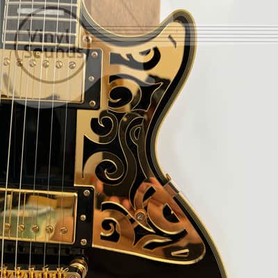 Gibson, Epiphone Les Paul Custom Custom Pickguards Scratchplates Mirror Gold or Chrome Acrylic image 3