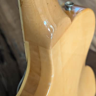 Electra 2258 Tree Of Life Set Neck Electric Guitar ?Prototype? 1970s Natural W/OHSC image 24
