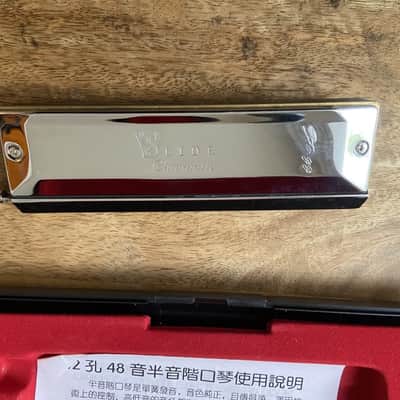 Stagg chromatic harmonica 2020s - chrome image 3