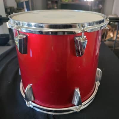 Tama Rare Vintage Granstar Custom 13" x 12" Tom 1988 - Lipstick Red image 4