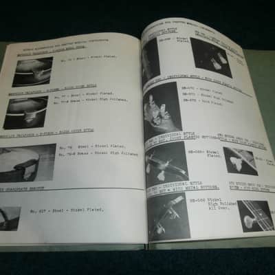Vintage 1950 Kluson Musical Instrument Parts Catalog! Tuners, Tailpieces! RARE! image 7