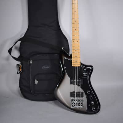 2021 Fender Player Plus Active Meteora Silverburst Finish Bass Guitar w/Bag image 3